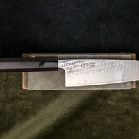 Tsunehisa Santoku Ginsanko Nawame Damascus 170 mm