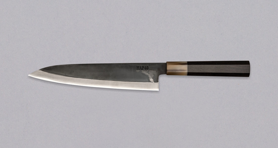 HAP-40 Gyuto Black Ebony Blond Buffalo 210 mm