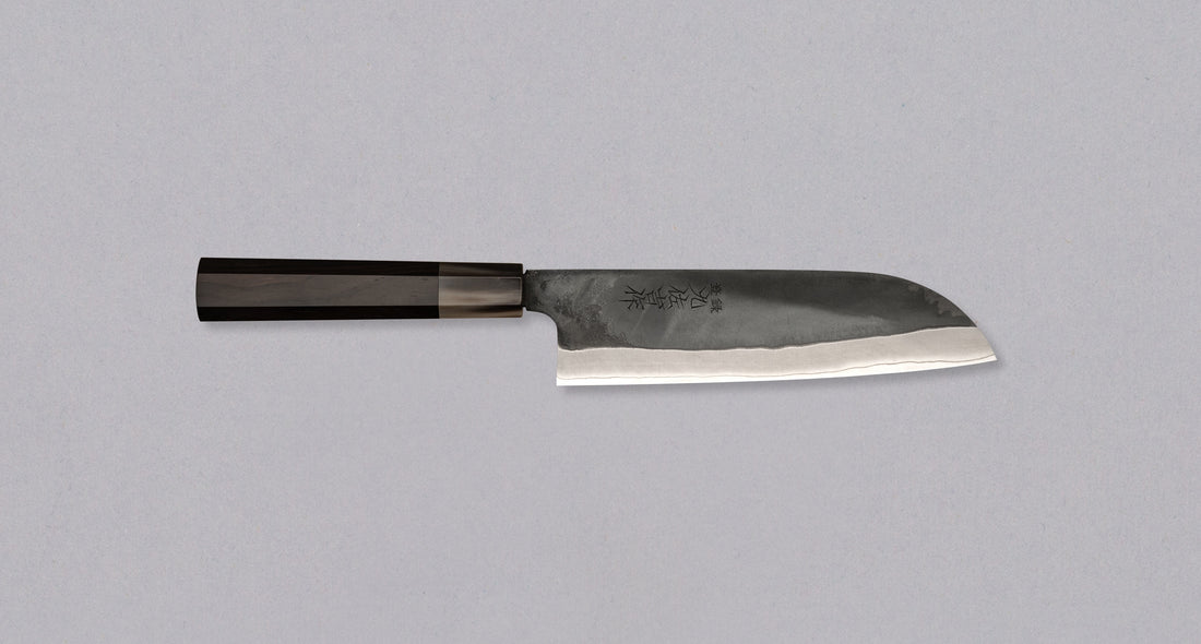 HAP-40 Santoku Black Ebony Blond Buffalo 180 mm