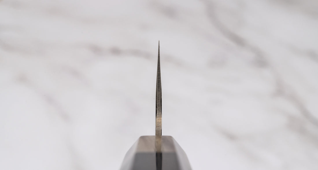 HAP-40 Santoku Black Ebony Blond Buffalo 180 mm