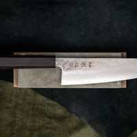 Hatsukokoro Santoku Ginsanko Nashiji Ebony Wa 170 mm