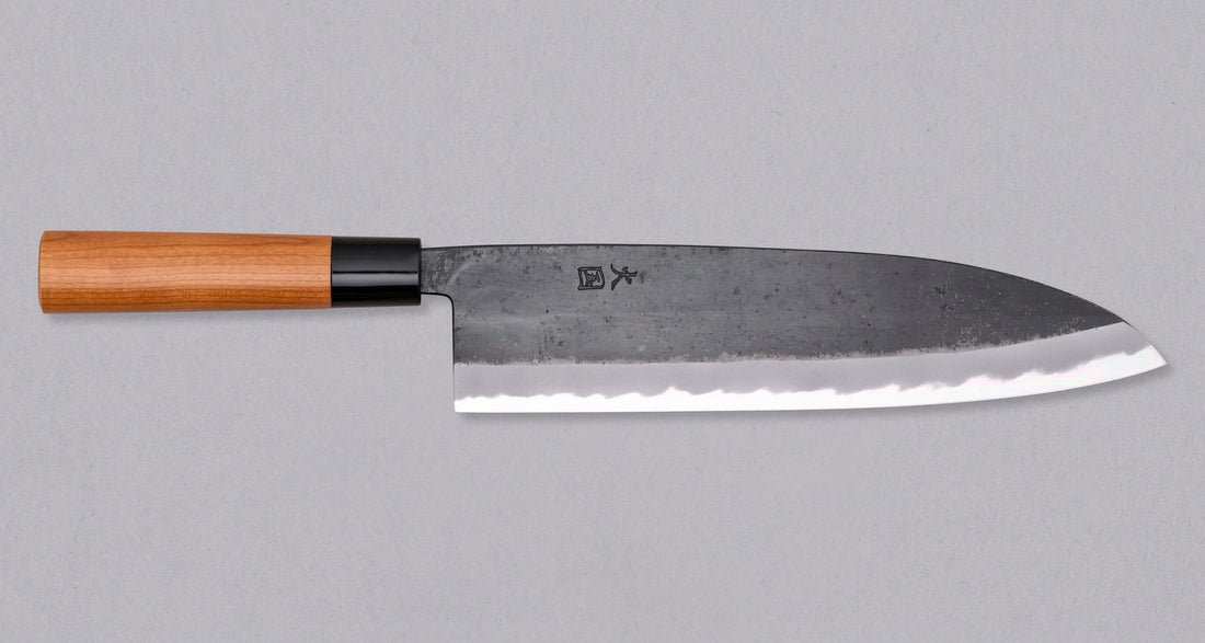 Hinokuni Santoku Shirogami #1 240 mm_1