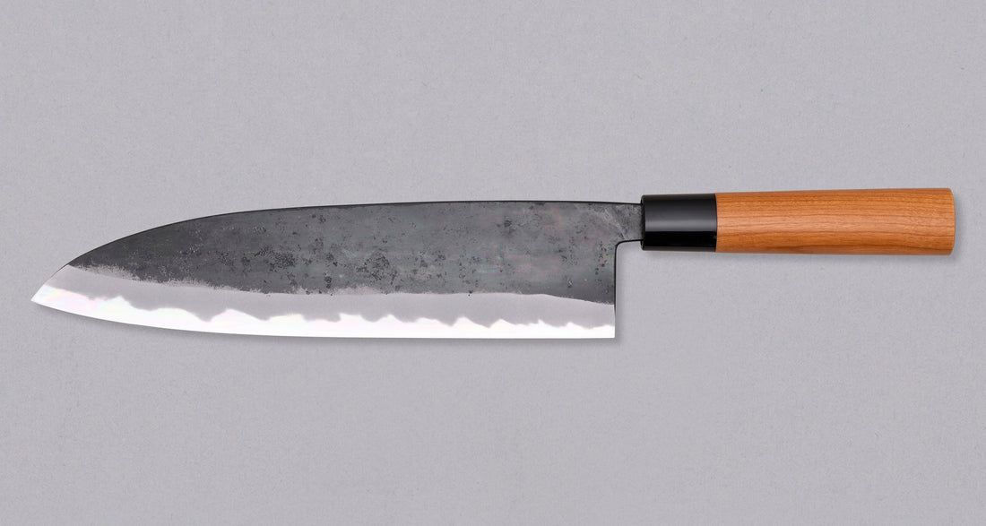 Hinokuni Santoku Shirogami #1 240 mm_2