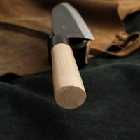 Japanski nož – Hokiyama Ryo deba Aogami Kuro uchi180mm Magnolija