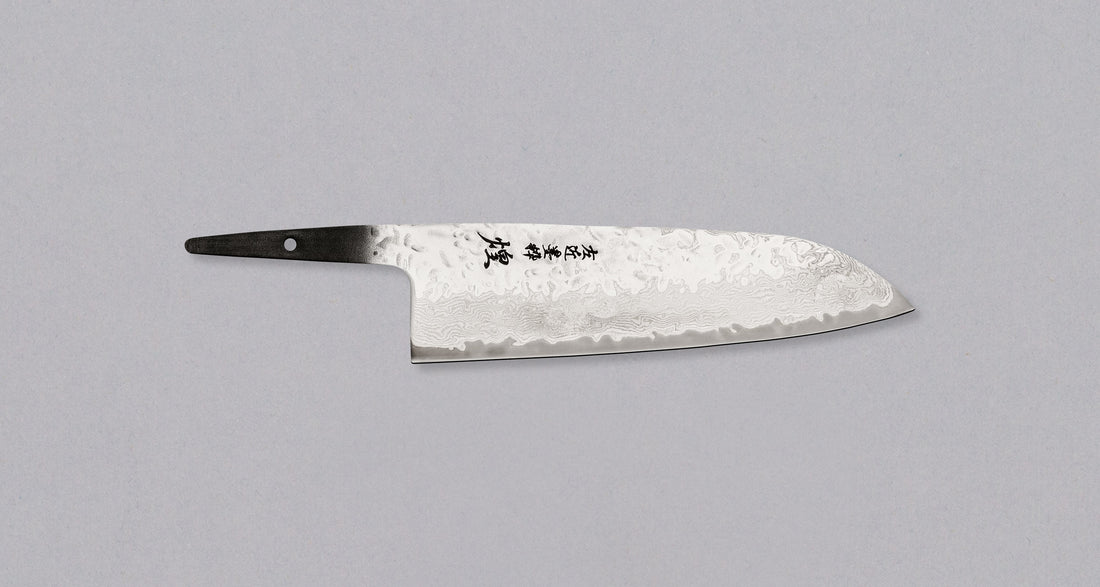 Hokiyama Santoku AUS-10 Damascus 165 mm - OŠTRICA