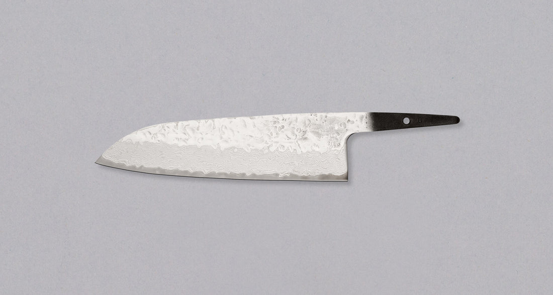 Hokiyama Santoku AUS-10 Damascus 165 mm - OŠTRICA