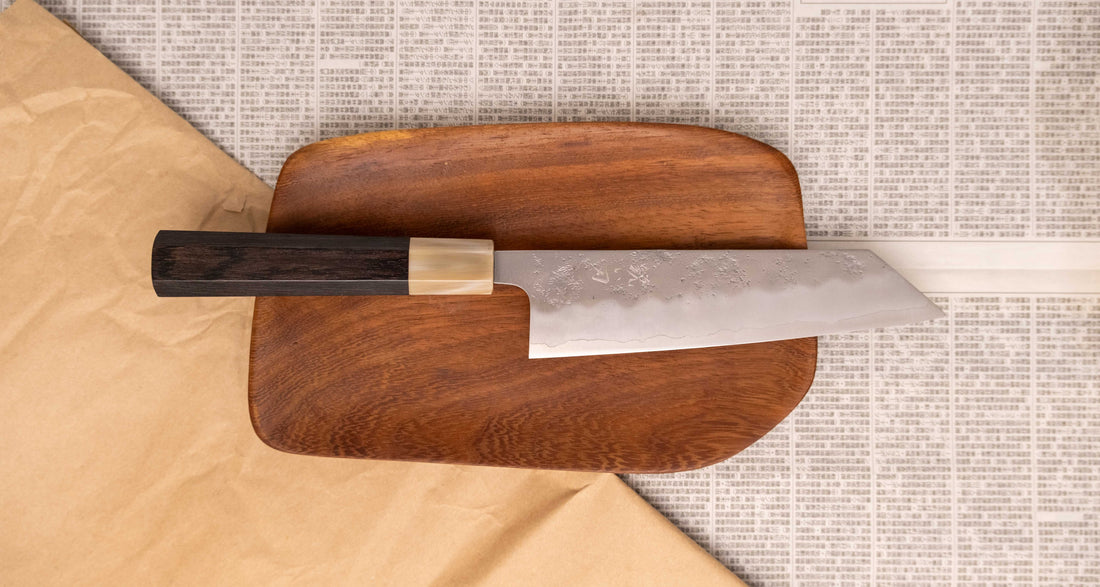 Hokiyama Bunka Ginsanko Nashiji Ebony Blond Buffalo 170 mm