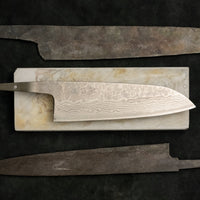 Hokiyama Santoku Damascus 440C 170 mm - OŠTRICA