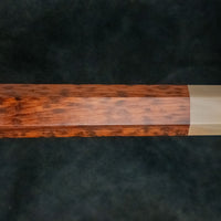 Izumiriki Honyaki Gyuto Shirogami #3 Polished Snakewood 240 mm