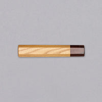 Japanska drška za nož – Japanese handle Mahogany Zelkova octagonal L