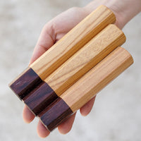 Japanska drška za nož – Japanesehandle Mahogany Zelkova octagonal
