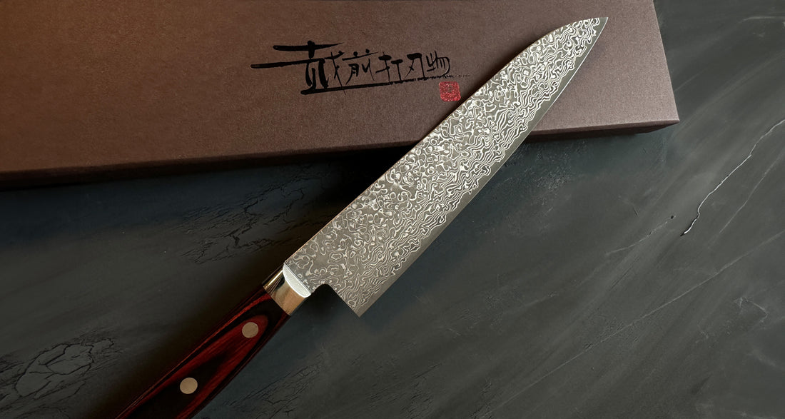 Kato VG-10 Gyuto Damascus Yo 180 mm