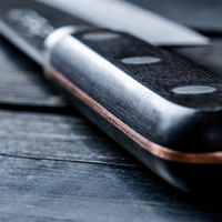 Kawamura Aoki Santoku Black 165 mm