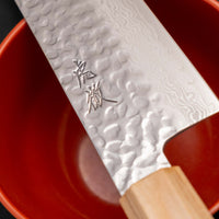 Japanski nož – Kotetsu santoku VG Damascus mm pakkawood