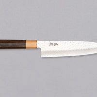 Japanski nož – Kotetsu santoku VG Damascus 180mm pakka wood