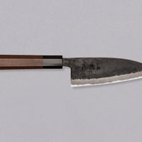 Kurokaze Ryo-Deba noža Aogami #2 Kuro-uchi 150 mm, desna strana s cijelim nožem.