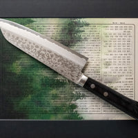 Etsu Village Santoku Damascus Black 170 mm