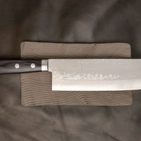 Masutani Wide Nakiri Damascus Black 165 mm