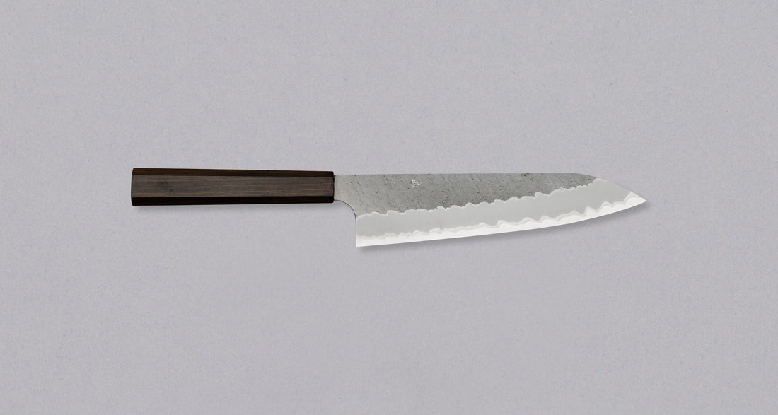 Nigara Gyuto Aogami Super Migaki Tsuchime 210 mm