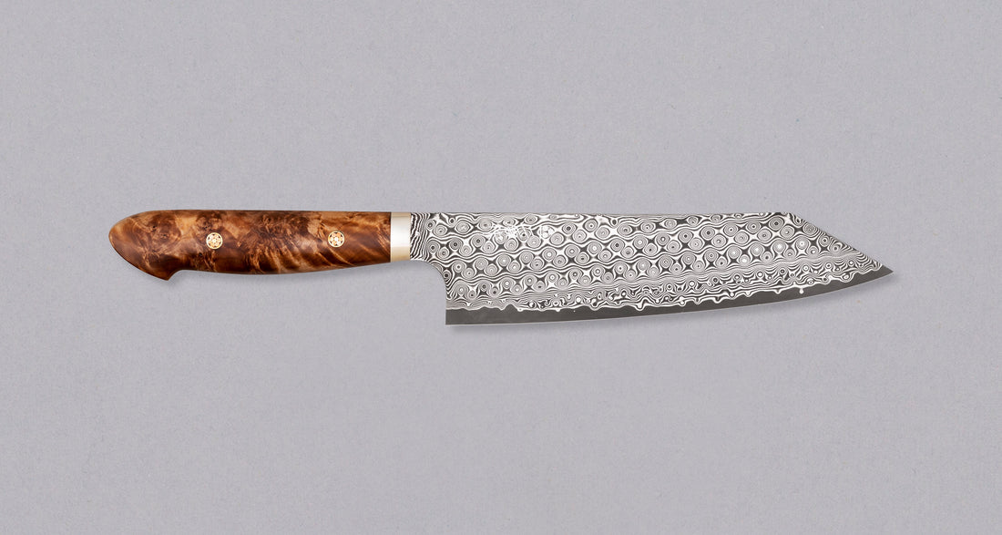 Nigara Kiritsuke-Gyuto SG2 Damascus Maplewood 210 mm_1