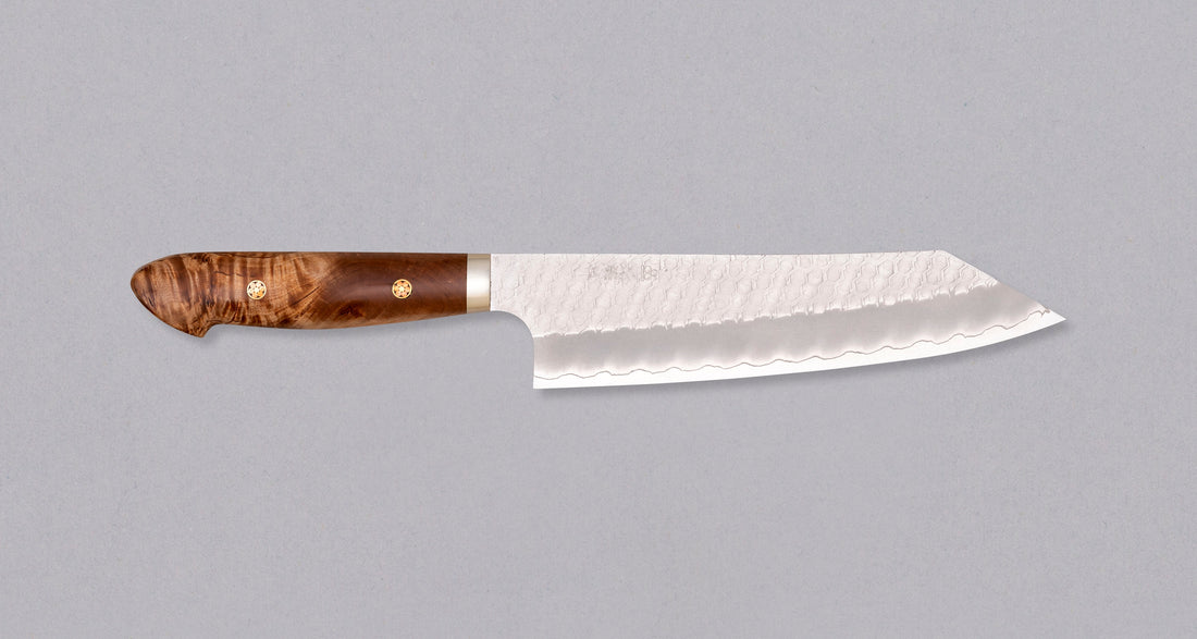 Nigara Kiritsuke-Gyuto SG2 Tsuchime Maplewood 210 mm_1