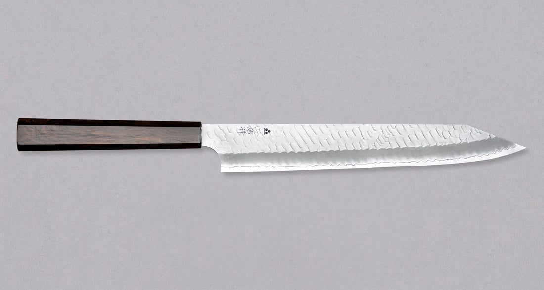Nigara Kiritsuke-Sujihiki SG2 Tsuchime Wa Ebony 255 mm