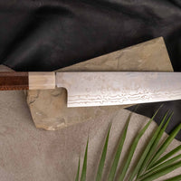 Japanski nož – PSL03 ZDP 189Gyuto Damascus Snake Blond Buffalo240mm limited