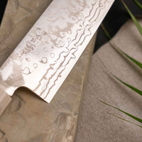 Japanski nož – PSL03 ZDP 189Gyuto Damascus Snake Blond Buffalo240mm limited