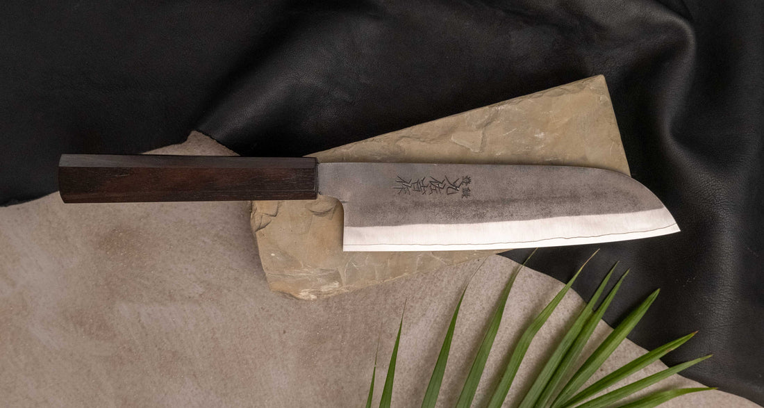 ZDP-189 Santoku Black Ebony 180 mm