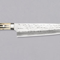 Saji Kiri-Gyuto SRS13 Damascus Tsuchime Stag Antler 240 mm