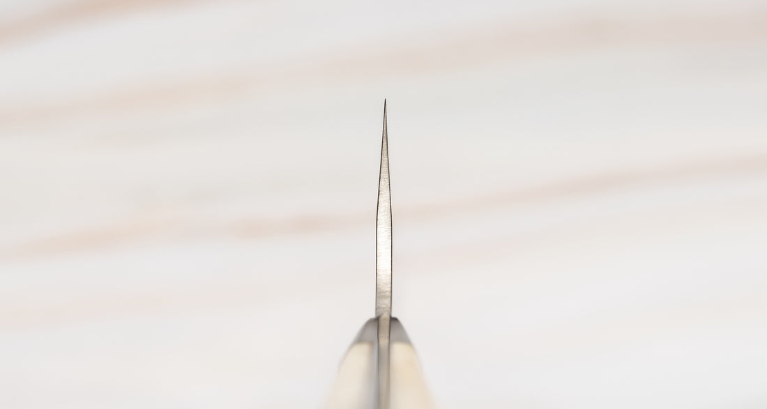 Saji Kiri-Gyuto SRS13 Damascus Tsuchime Stag Antler 240 mm