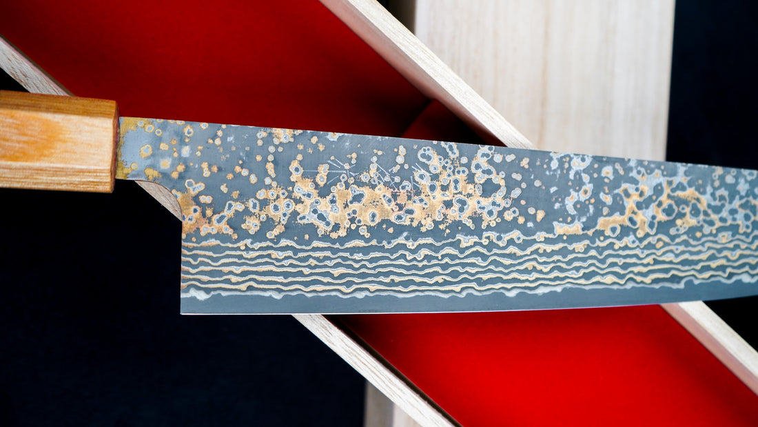 Saji Gyuto VG-10 Gold RWO 210 mm