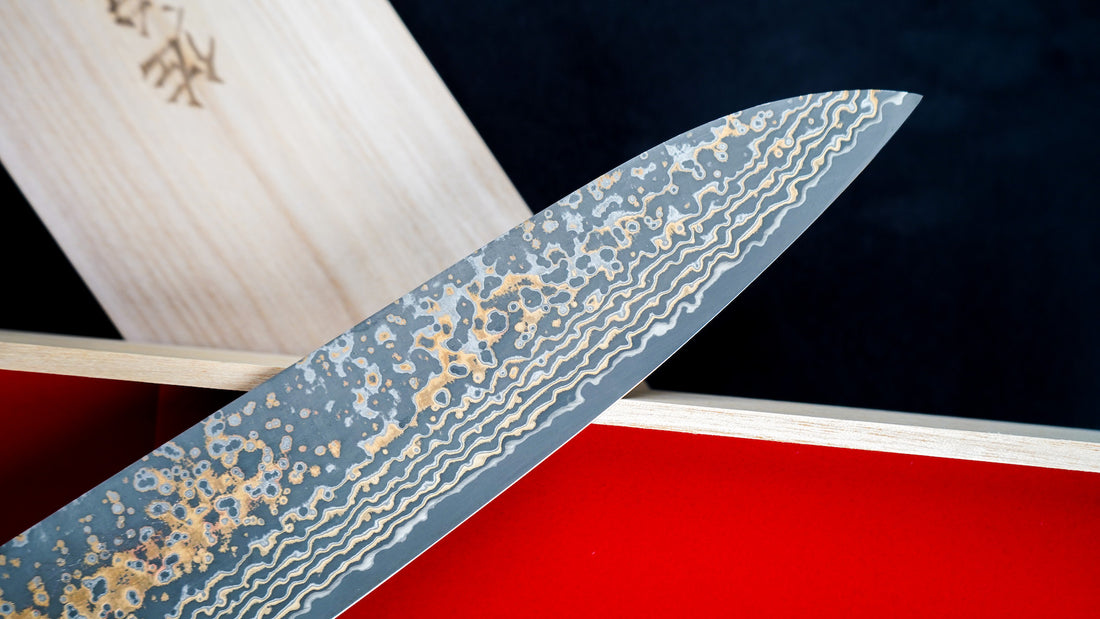 Saji Gyuto VG-10 Gold RWO 210 mm