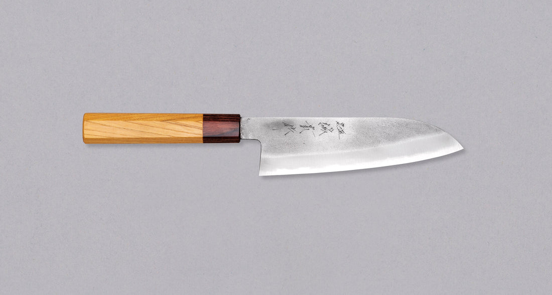 Tanaka Santoku Aogami #2 Keyaki 165 mm_1