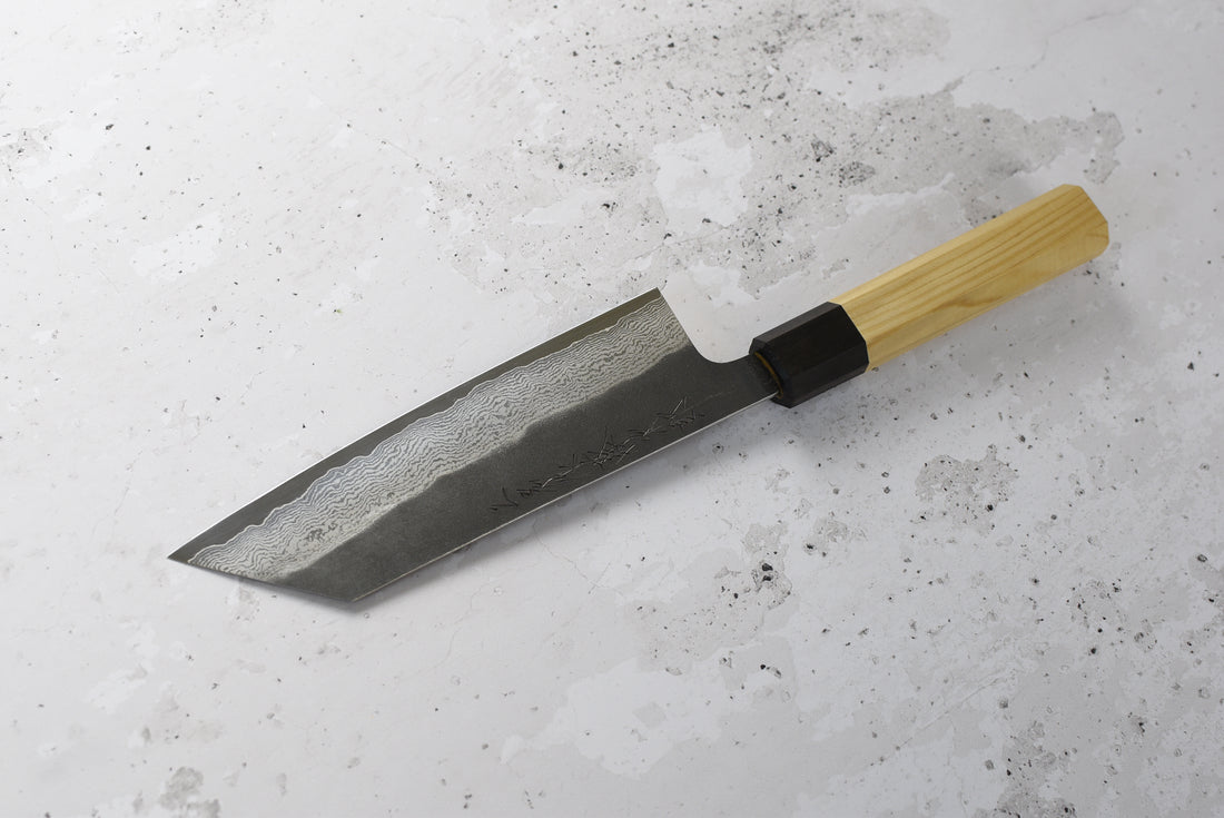 TOJIRO ATELIER Bunka VG-10 Kuro-uchi Damascus 170 mm_4