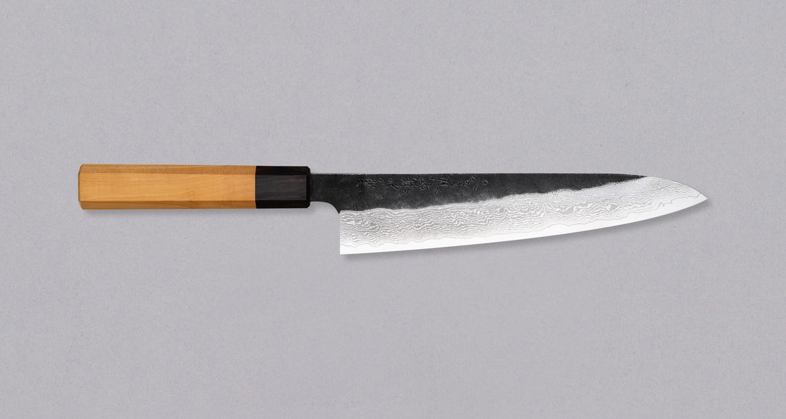 TOJIRO ATELIER Gyuto VG-10 Kuro-uchi Damascus 210 mm_1