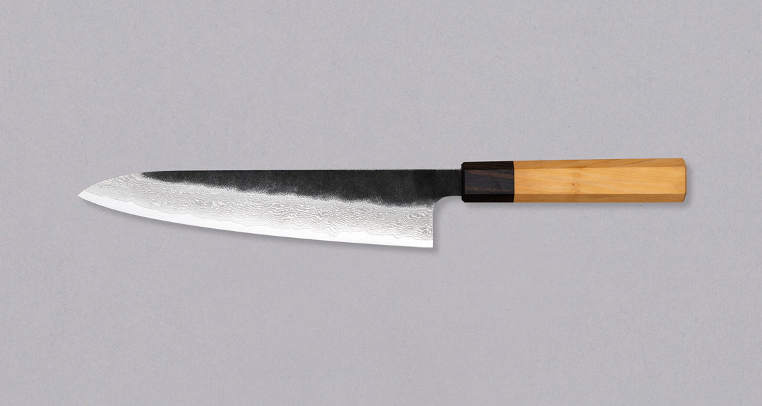TOJIRO ATELIER Gyuto VG-10 Kuro-uchi Damascus 210 mm_2