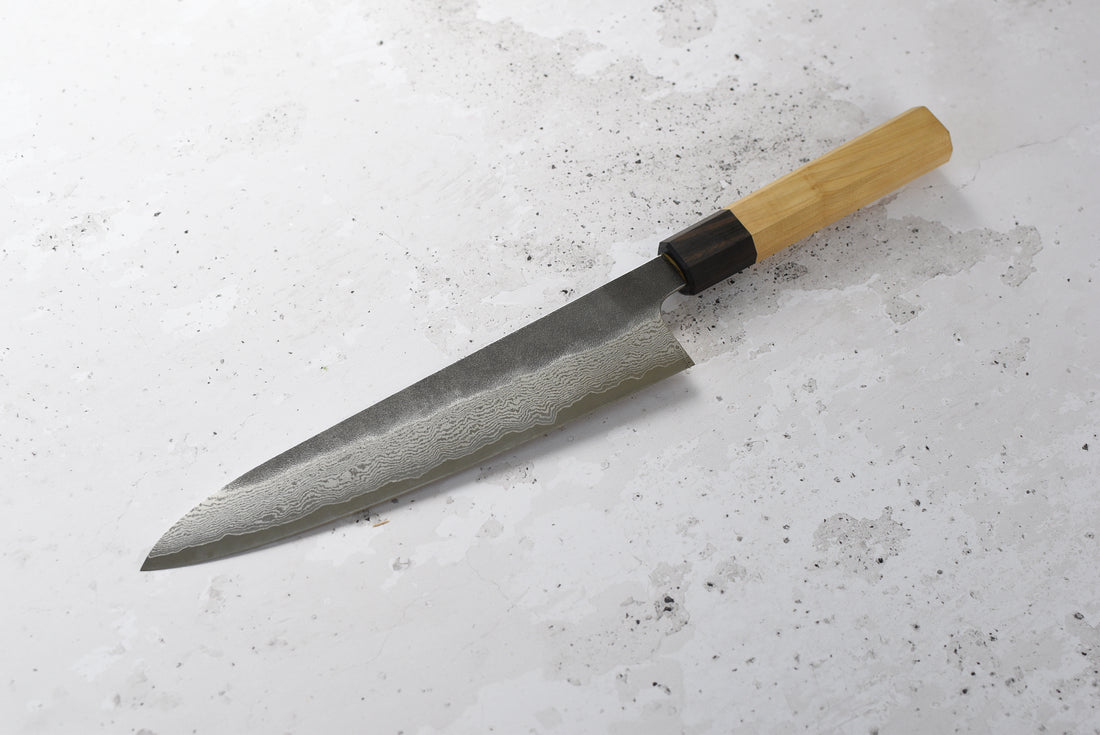 TOJIRO ATELIER Gyuto VG-10 Kuro-uchi Damascus 210 mm_5