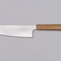 Tojiro Bunka Reppu SG2 170 mm nož s elegantnim SG2 prašnim čelikom i drvenom japanskom drškom od tikovine, idealan za svestrane kuhinjske zadatke.