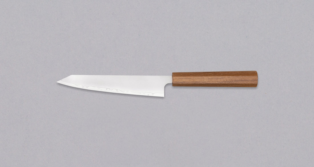 Tojiro Petty Reppu SG2 150 mm nož s vrhunskim SG2 praškastim čelikom i drškom od tikovine, idealan za precizno rezanje i manje kuhinjske zadatke.