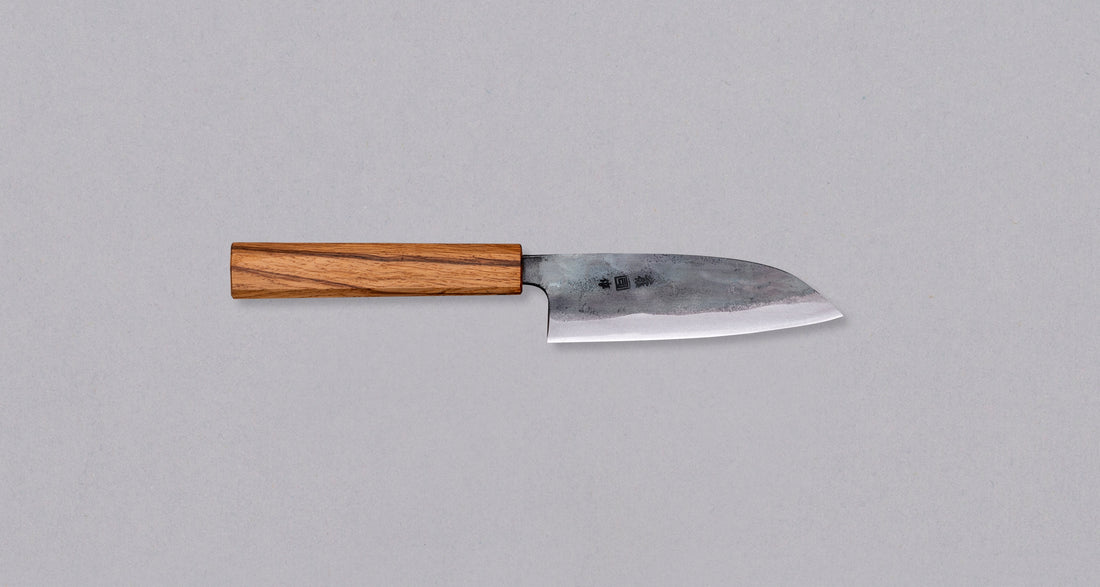 Tsukasa Santoku Shirogami #2 Oak 120 mm_1