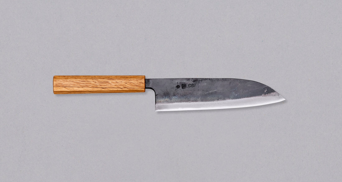 Tsukasa Santoku Shirogami #2 Oak 180 mm_1