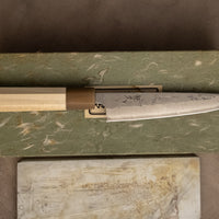 Tsunehisa Petty Swedish Steel Damascus Washiji 135 mm