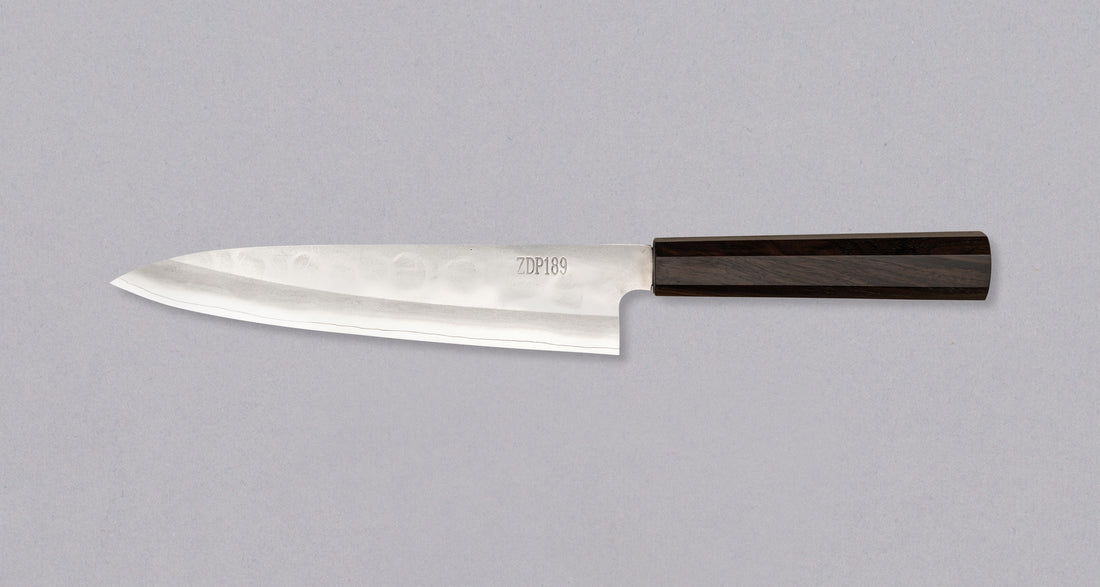 ZDP-189 Gyuto Silver Ebony 210 mm