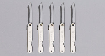 [SET] Higonokami Higonokami džepni nož Kuro-uchi Silver 65 mm (5 pcs)_1