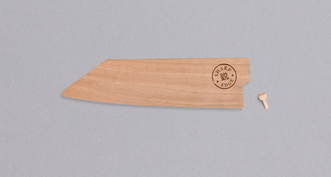 Saya Bunka Black Damascus 200 mm_1