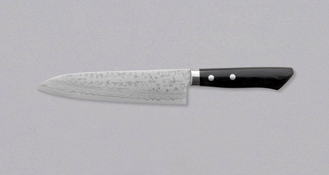 Etsu Village Gyuto Damascus Black 180 mm_2