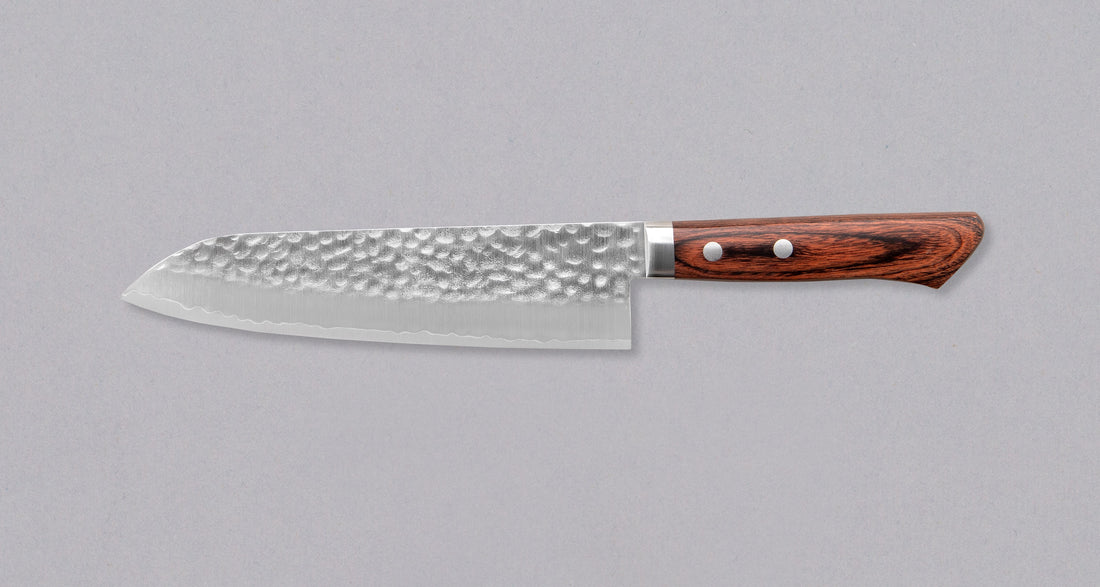 Etsu Village Gyuto Hammered Mahagony 180 mm_2