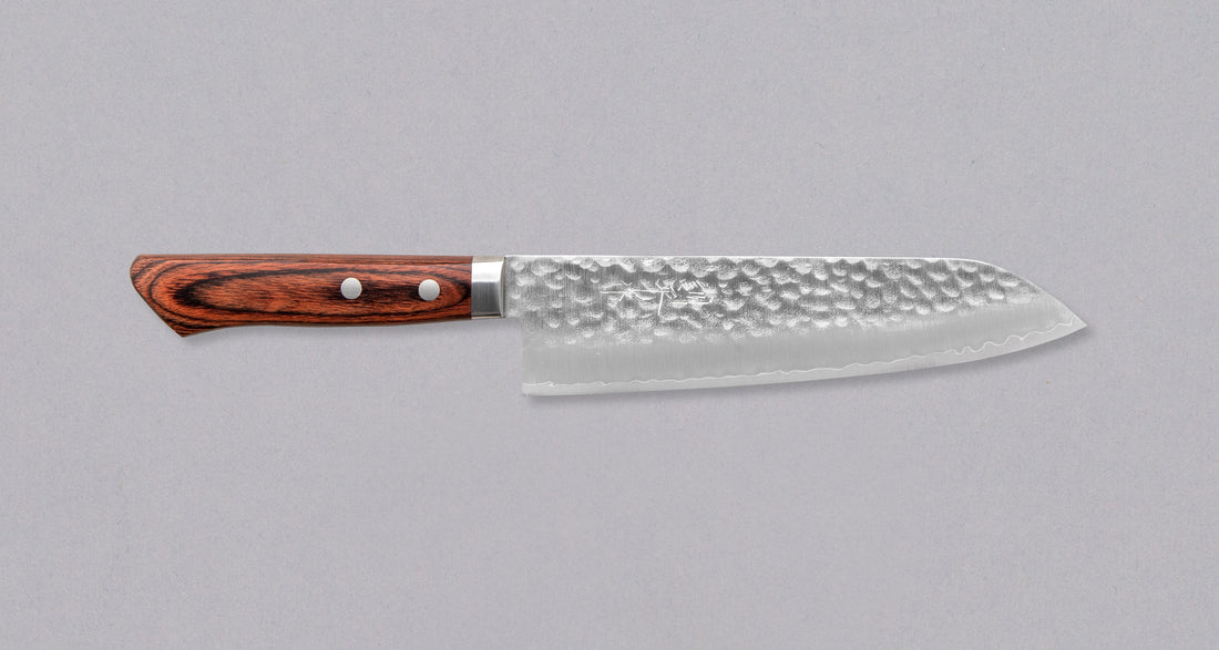 Etsu Village Gyuto Hammered Mahagony 180 mm_1