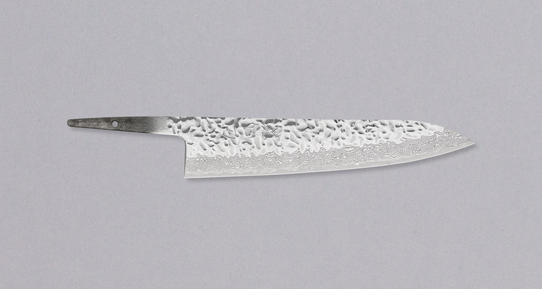 Hokiyama Gyuto AUS-10 Damascus 210 mm - OŠTRICA_1